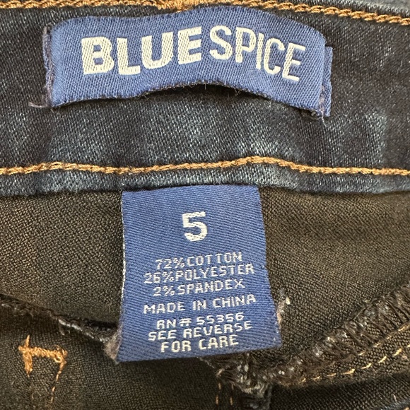 Blue Spice dark jeans -size 5 - Picture 3 of 3